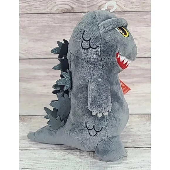 Kidrobot Phunny Plush Godzilla Monster Stuffed Animal Gray 7" 2019 New With Tags - Picture 3 of 6